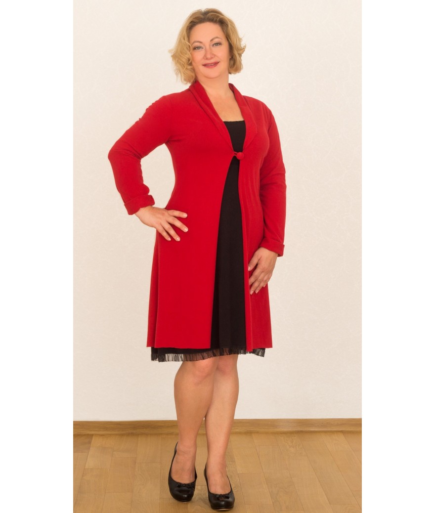 Roter Mantel Diva